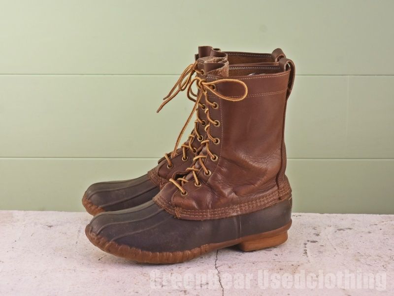 USA製 L.L.ビーン ビンテージ ビーンブーツ 良い味 茶 ブラウン メンズ  