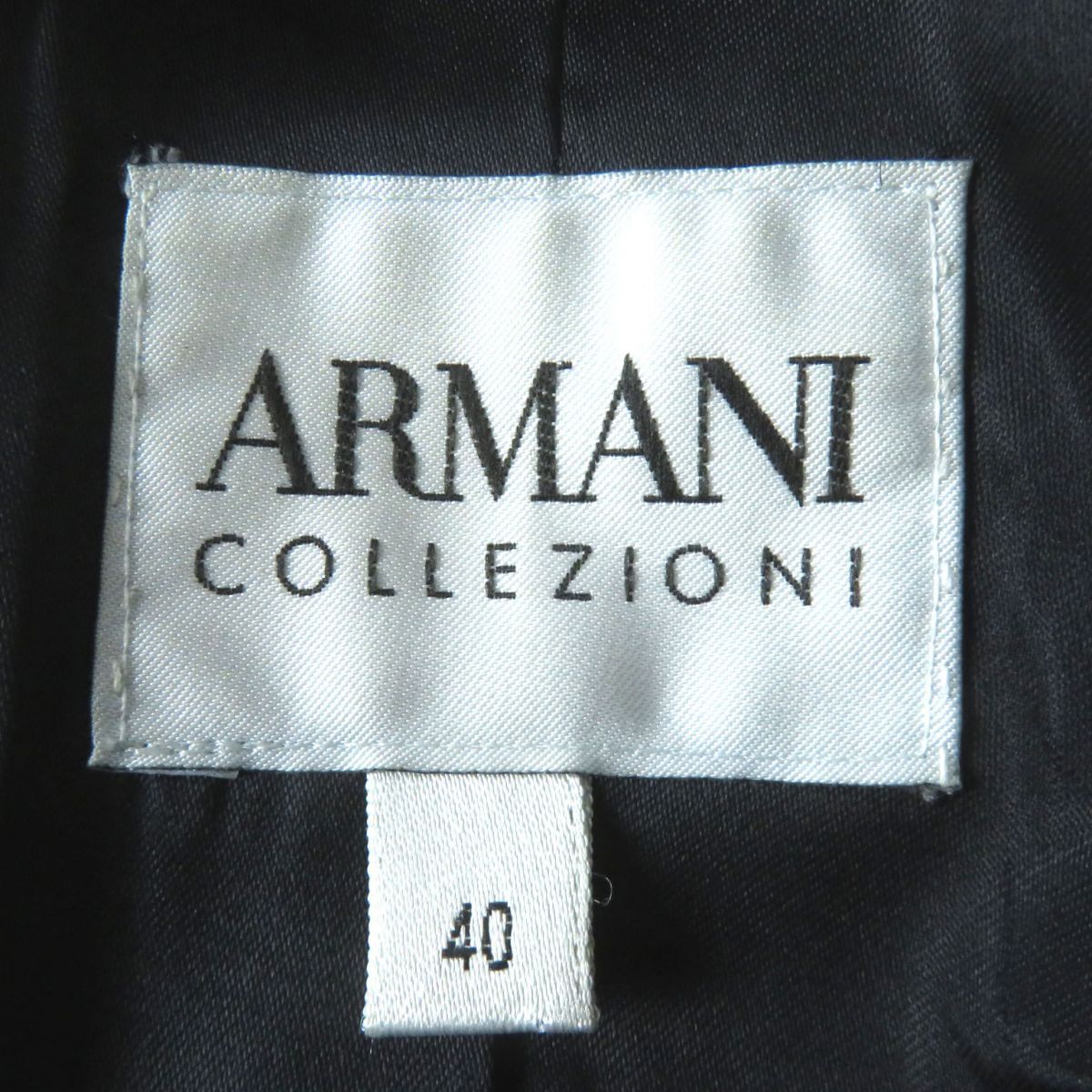 極美品◎正規品 ARMANI COLLEZIONI アルマーニ コレツィオーニ