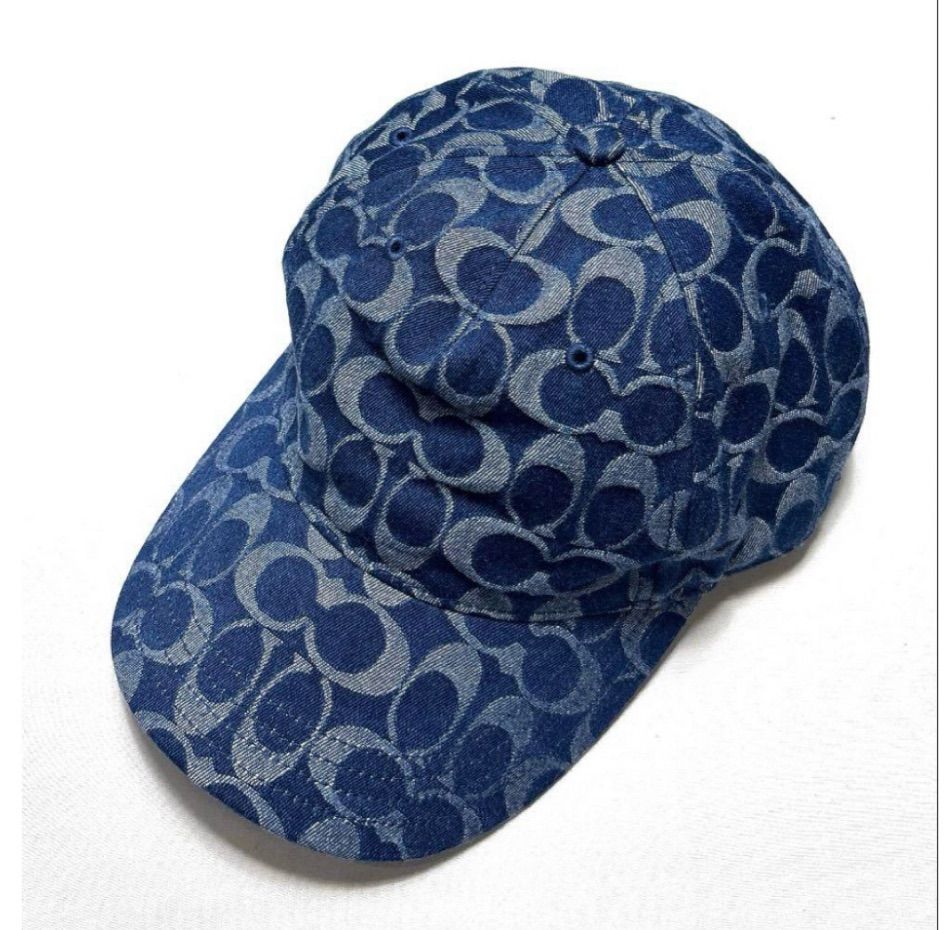 新品】COACH シグネチャー デニムキャップ 男女兼用 - メルカリ