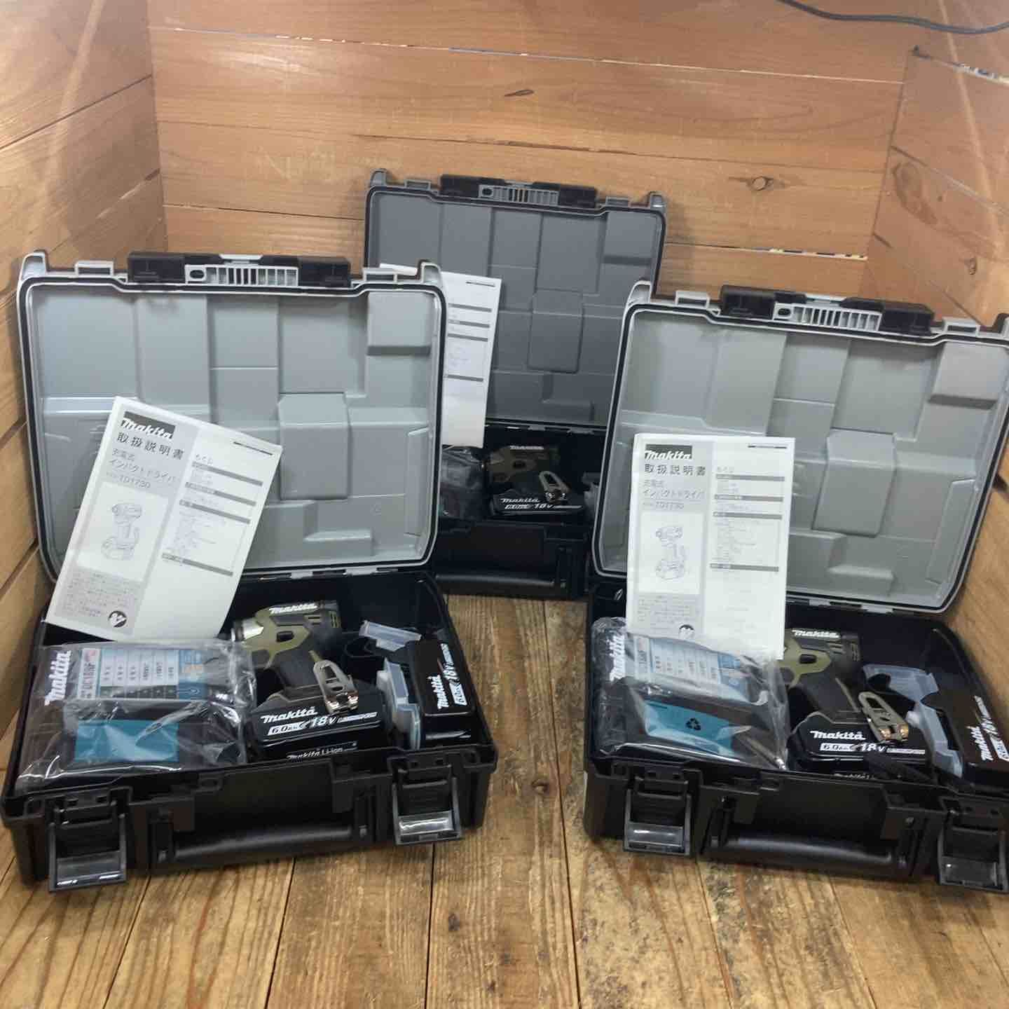 マキタ makita コードレスインパクトドライバー TD173DRGXO 3台セット 所沢店