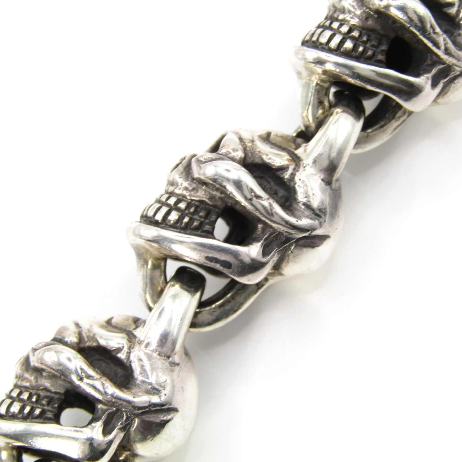  ストップライト ウォレットチェーン 10 Skull 10スカル ゴシッククロス キーパー K 18 シルバー その他 小物