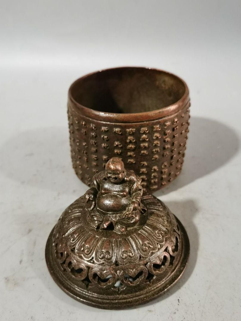 銅 細工 茶道具 香道具 弥勒仏心経 香炉 装飾品 工芸品 美術品 置物 銅 細工 茶道具 香道具 弥勒仏心経 香炉 装飾品 工芸品 美術品