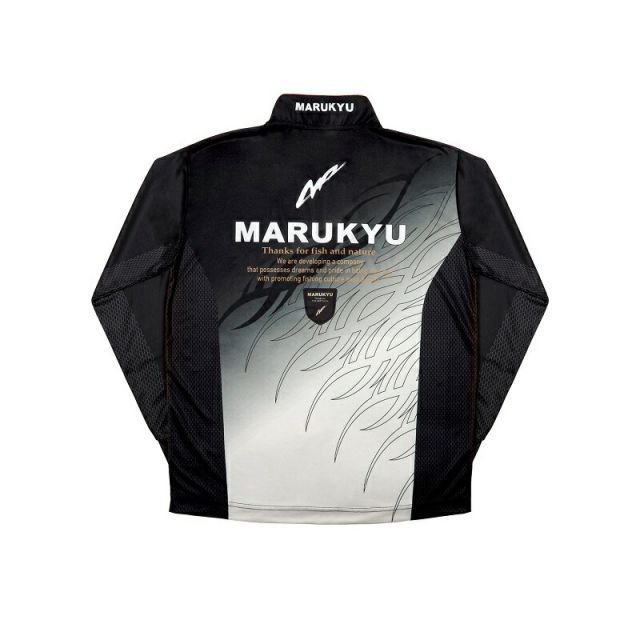 マルキュー マルキユージップアップシャツ L ブラック | 釣具 釣り