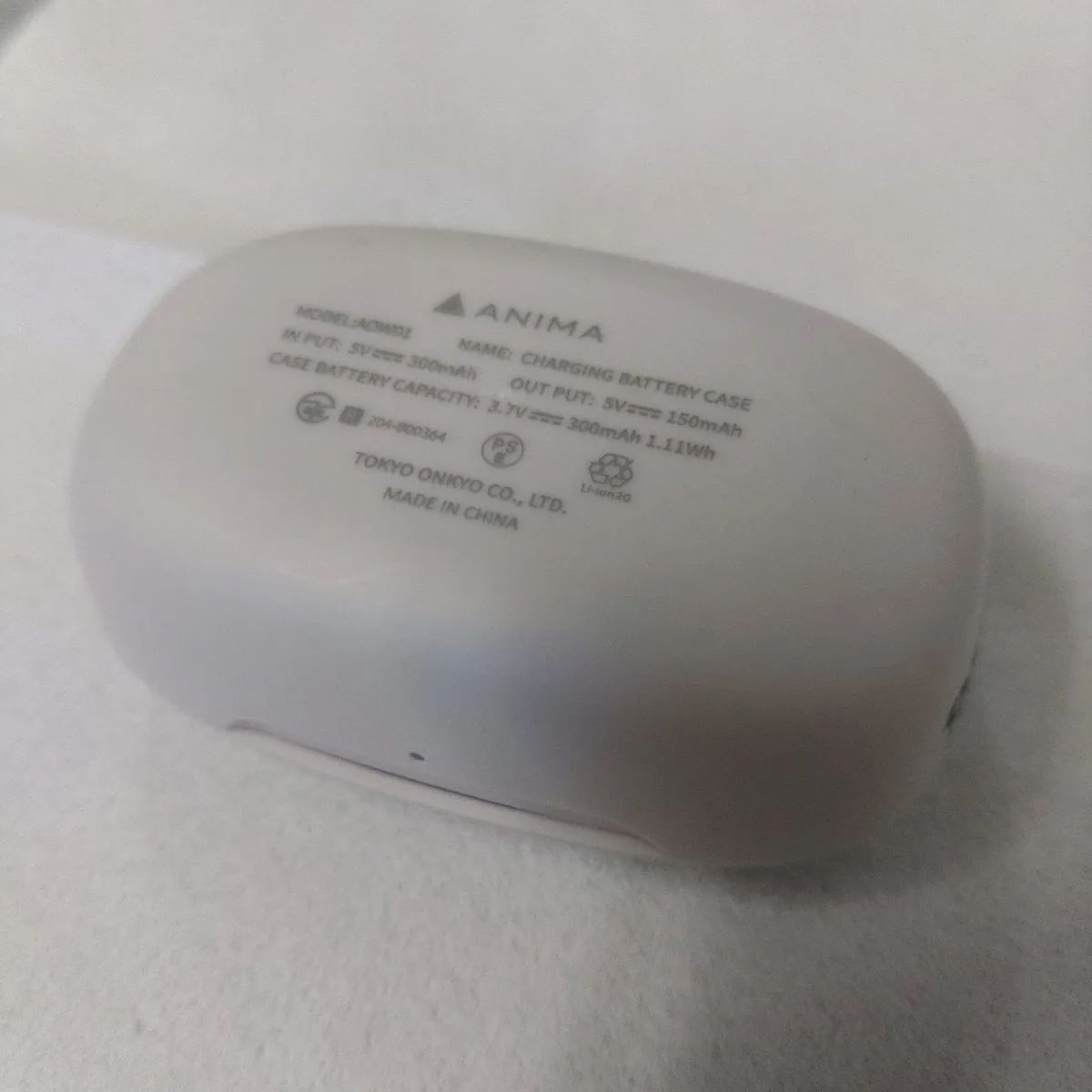 ONKYO×ブルーアーカイブ　コラボイヤホン　ANIMA AOW01　ケースのみ ブルーアーカイブ ブルアカ イヤホン ONKYO ケース 充電器のみ