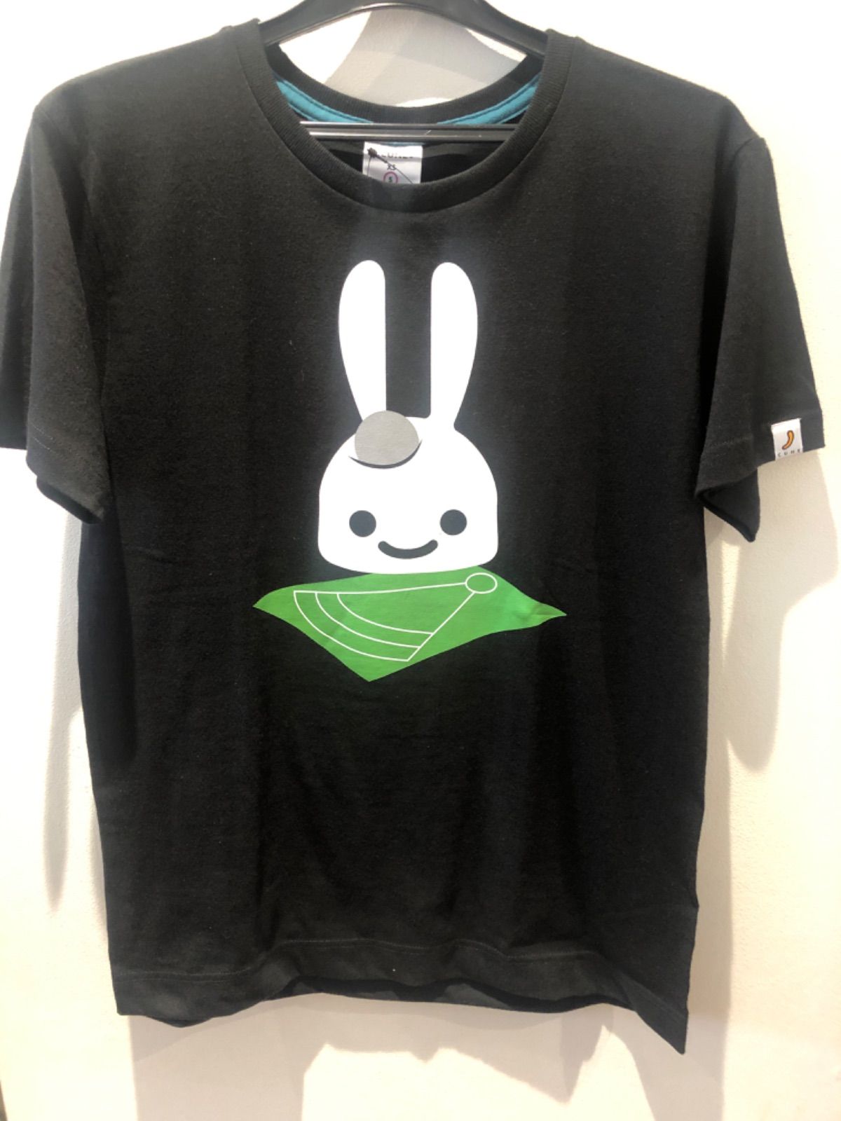 CUNE キューン Tシャツ バックプリント ブラウン系 S うさぎ シャワー