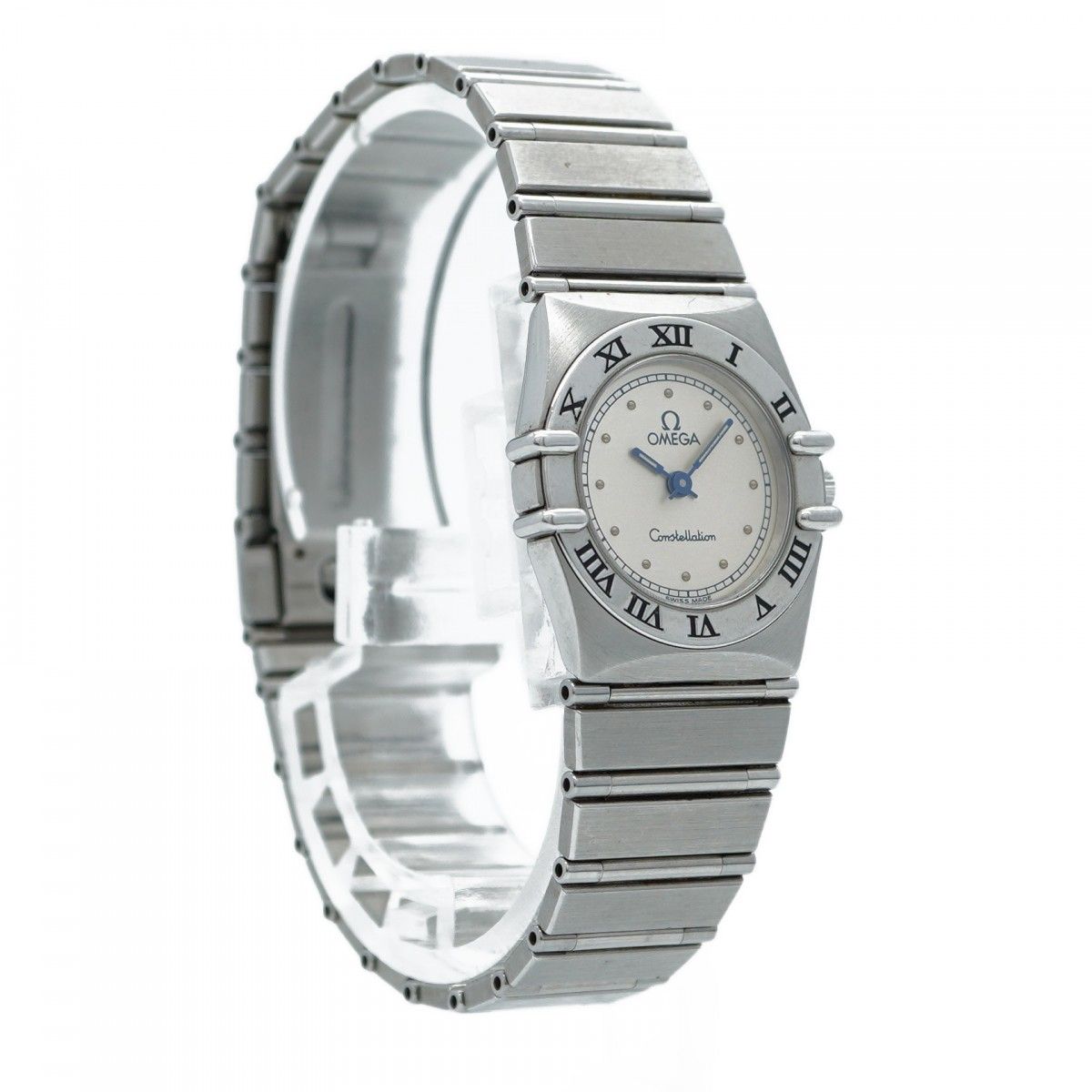 シルバー文字盤 腕時計