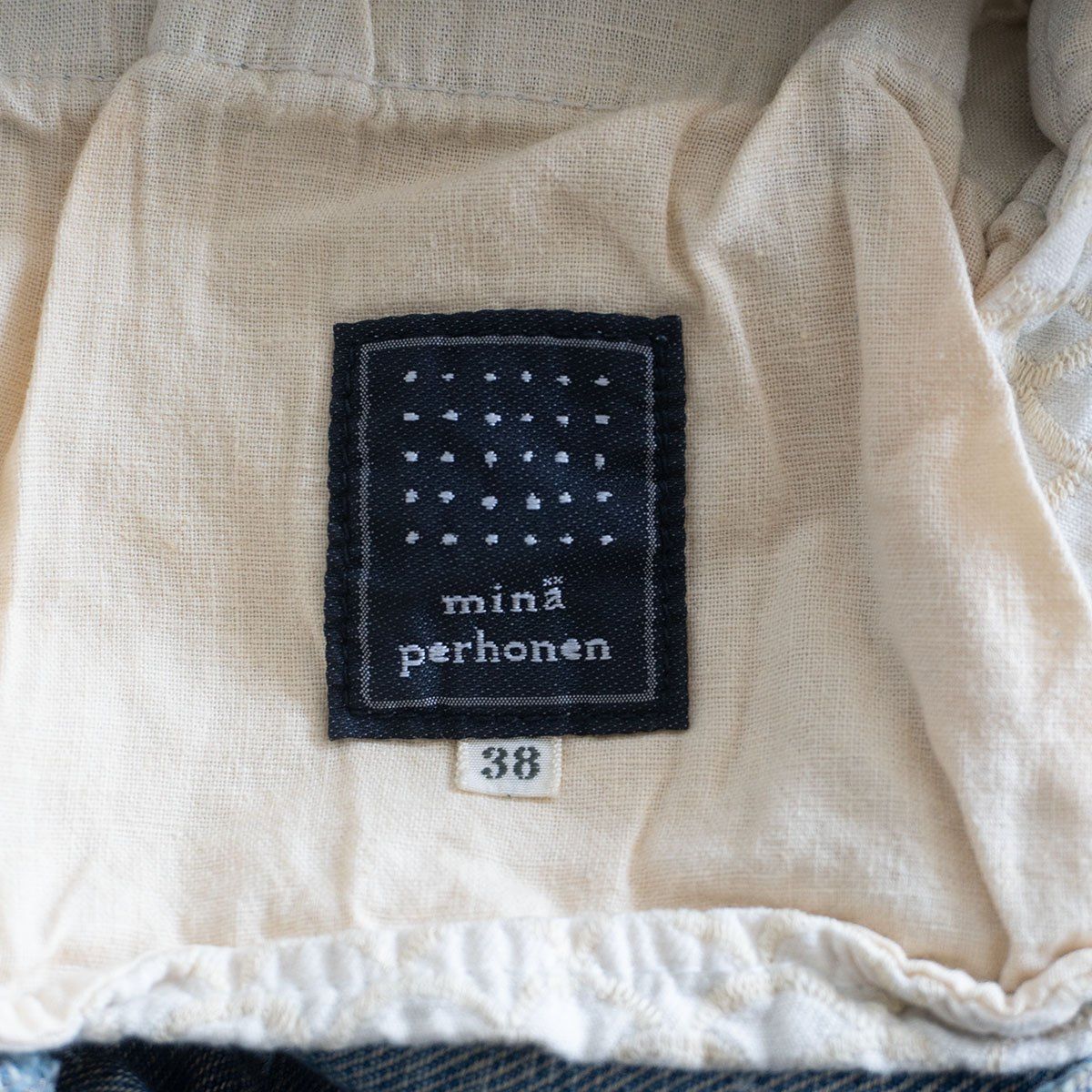 美品】mina perhonen【always フロッキープリント ロールアップ