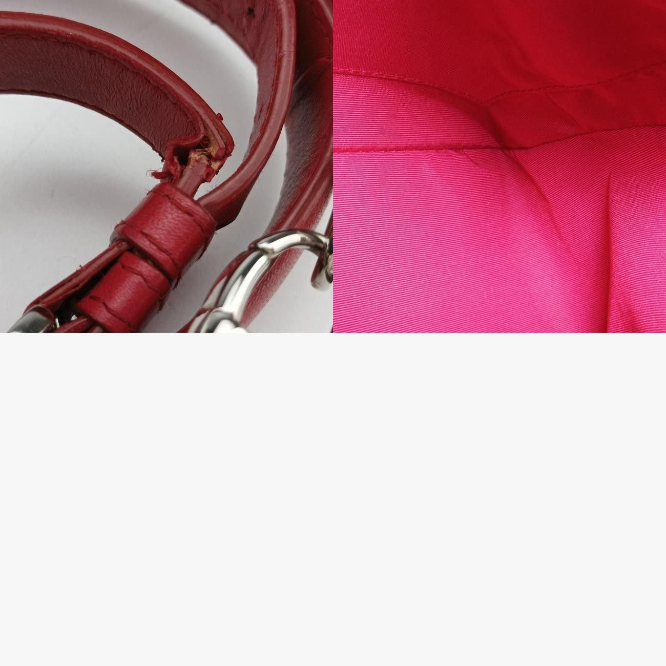 クリスチャンディオールChristian Diorグランヴィルレッドラムスキン09-BO-0172