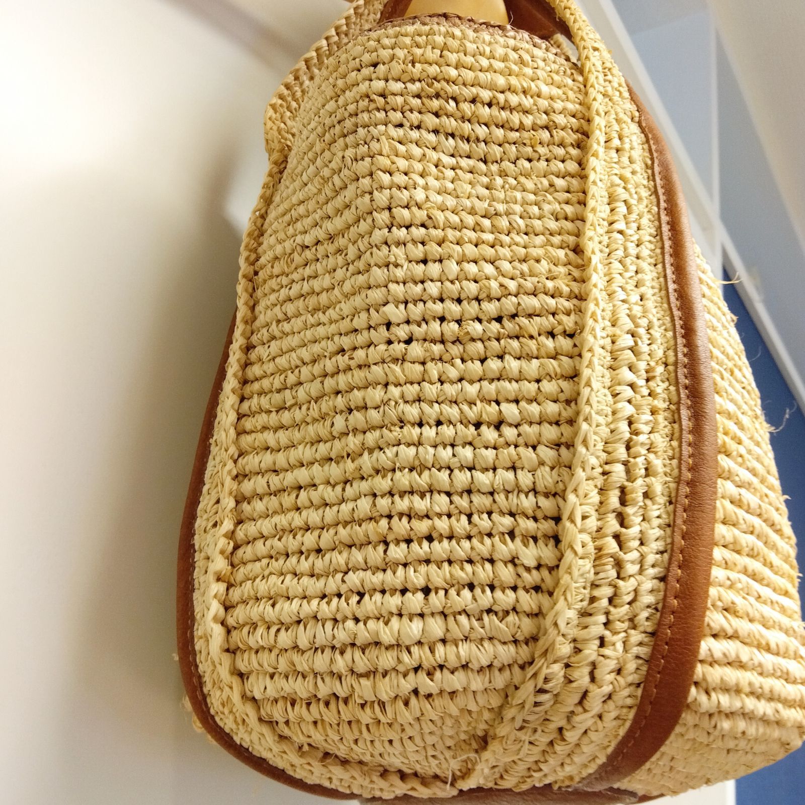 M28 ゲンテン genten リネアトートバッグ小 ラフィア ☆現行販売