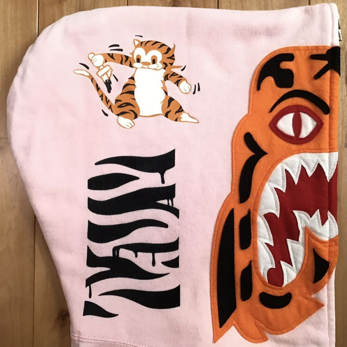 ☆初期☆ Pink タイガー パーカー Mサイズ Tiger full zip hoodie a