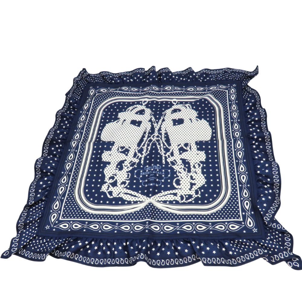 ≪値下げ≫【中古】HERMES エルメス カレ70 ブリッド・ドゥ・ガラ