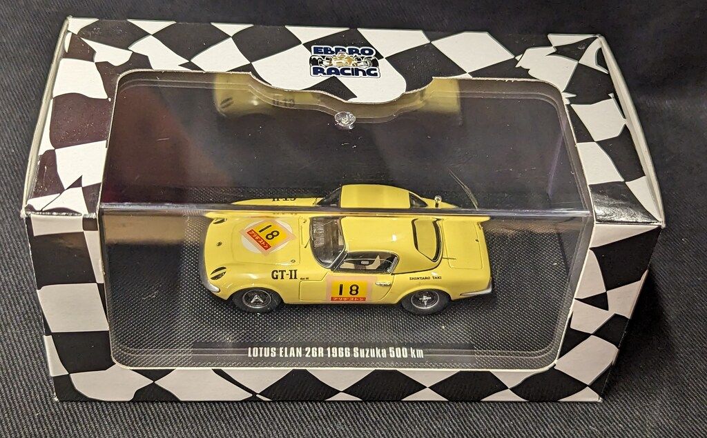 MMP 1/43 EBBRO LOTUS ELAN 26R 1966 SUZUKA 500km #18 YELLOW