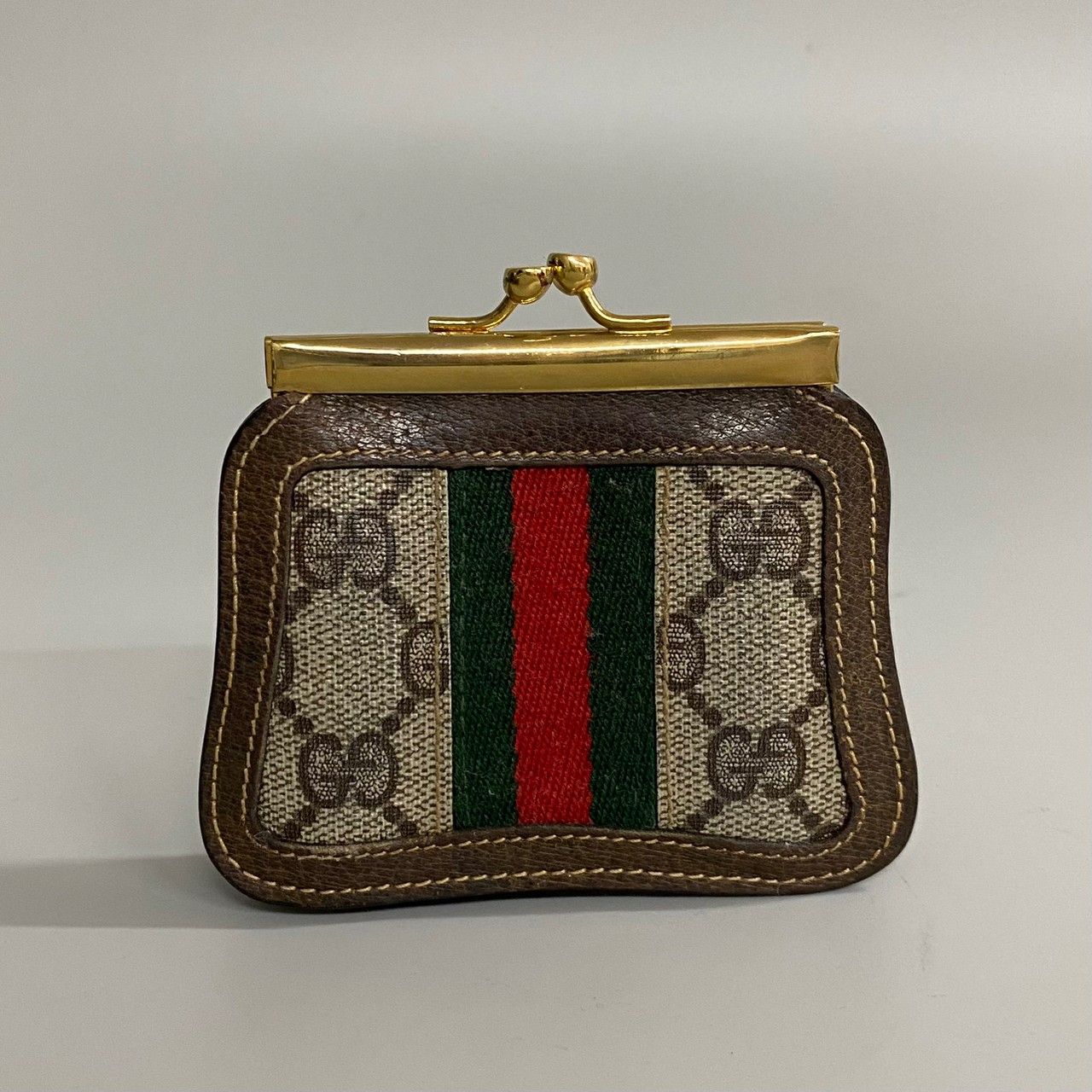 美品 GUCCI グッチ オールドグッチ ヴィンテージ シェリーライン GG 