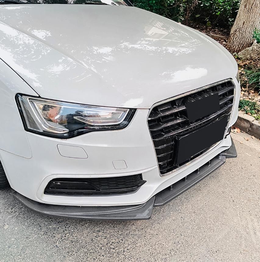 AUDI アウディ 後期 B8 8T A5 Sライン S5 12~17年用 カーボン フロントスポイラー リップスポイラー バンパーリップ カーボンスポイラー タイプ5 S line AUDI アウディ 2012~2017年後期B8⁄8T A5 Sライン⁄S5用 フロントカーボン