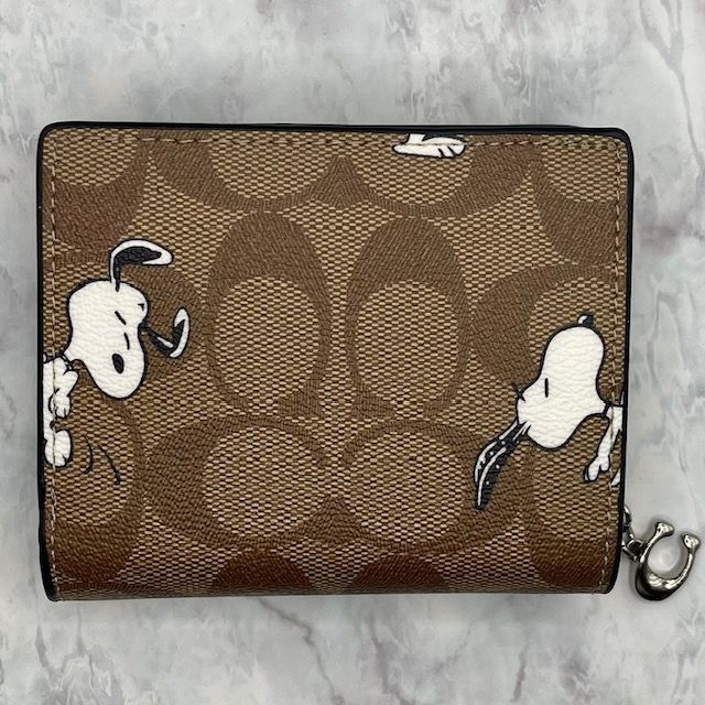 【新品・未使用】COACH シグネチャー  コラボ スモール ウォレット/