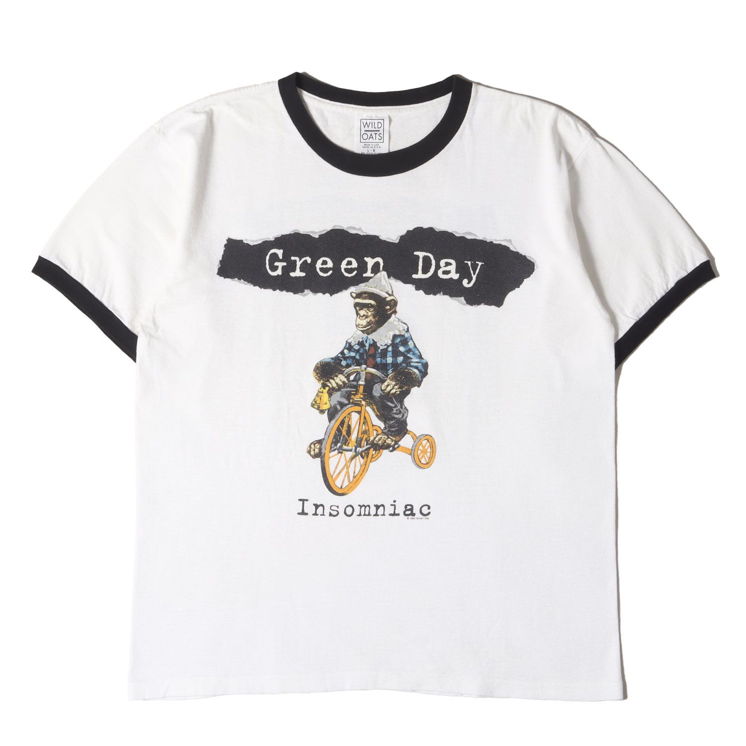 Vintage Music Item Tシャツ サイズ:L / 90s Green Day Insomniac Tour 