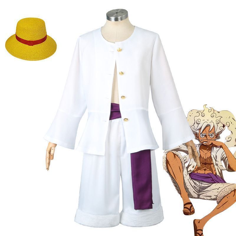 ONE PIECE モンキー D ルフィ コスプレ 衣装 ワノ国 ニカ ルフィ 覚醒コスチューム ワンピース風 Cosplay