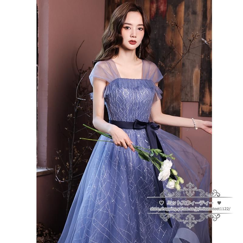 カラードレス カクテルドレス ロングドレス パーティードレス 発表会