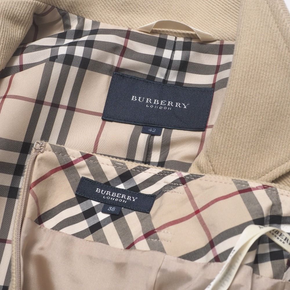 BURBERRY バーバリー スカートスーツ サイズジャケット42/スカート38