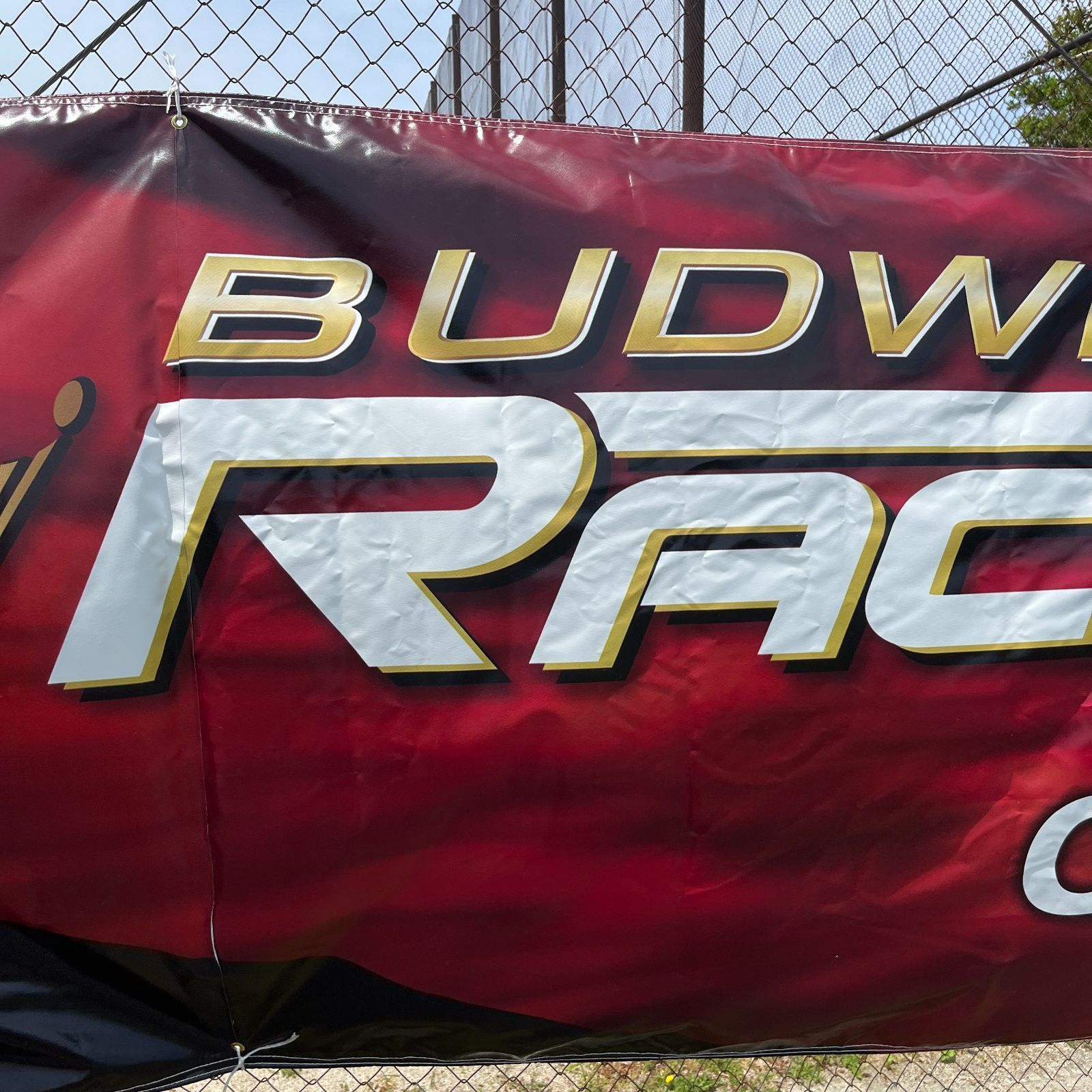 バナー / 横断幕】2005年製 6.0m x 1.2m Budweiser (バドワイザー) Racing Open It Up INDIANA  アドバタイジング プロモーション 巨大 キングオブビール - メルカリ