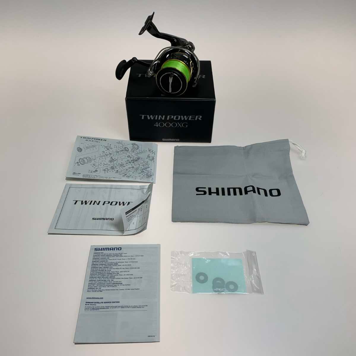 ●●SHIMANO シマノ スピニングリール 20ツインパワー4000XG 04147
