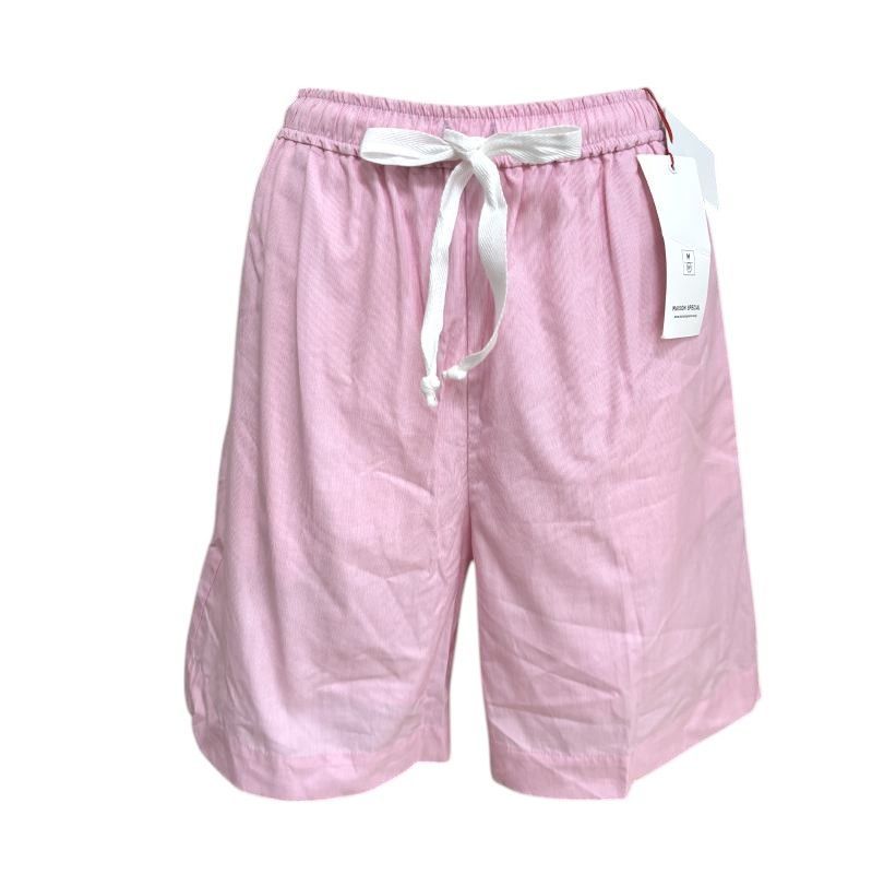 MAISON SPECIAL メゾン レディース ショートパンツ ピンク コットンイージーショーツ