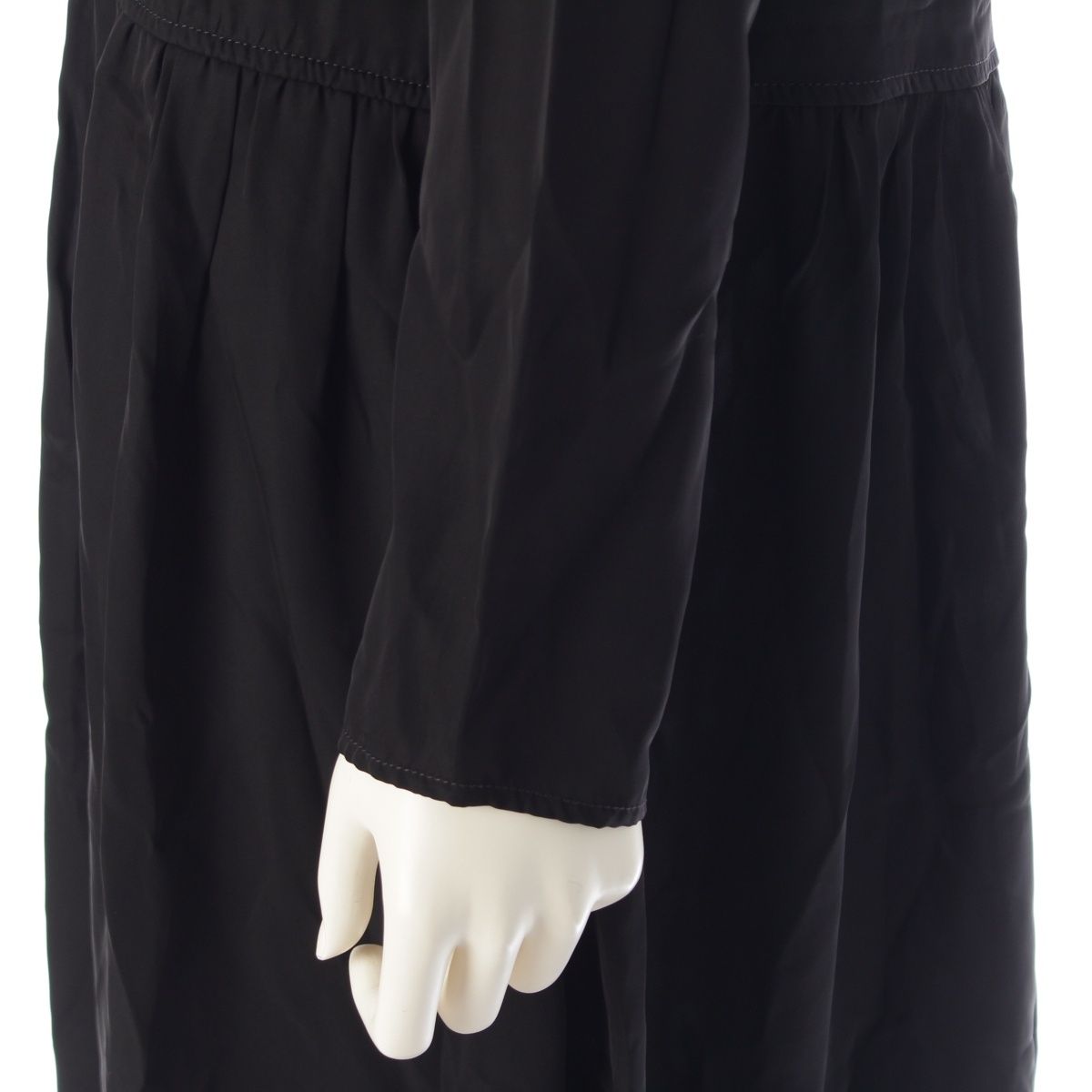 ザロウ 24AW-25SS キュプラ CALLAS DRESS クルーネック ロングドレス  