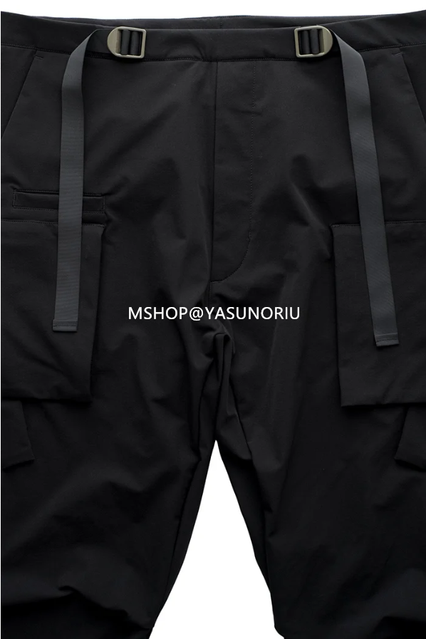 ACRONYM  ACRONYM - P23A-DS / SCHOELLER DRYSKIN CARGO DRAWCORD TROUSER - BLACK