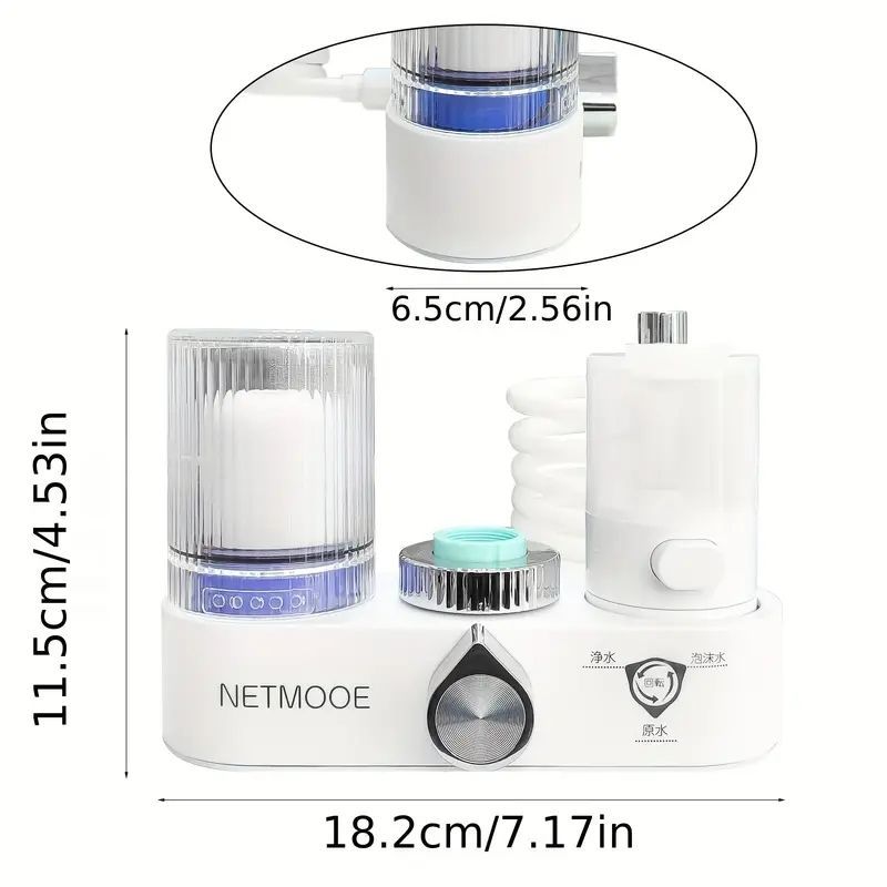 家庭用蛇口浄水器2in1