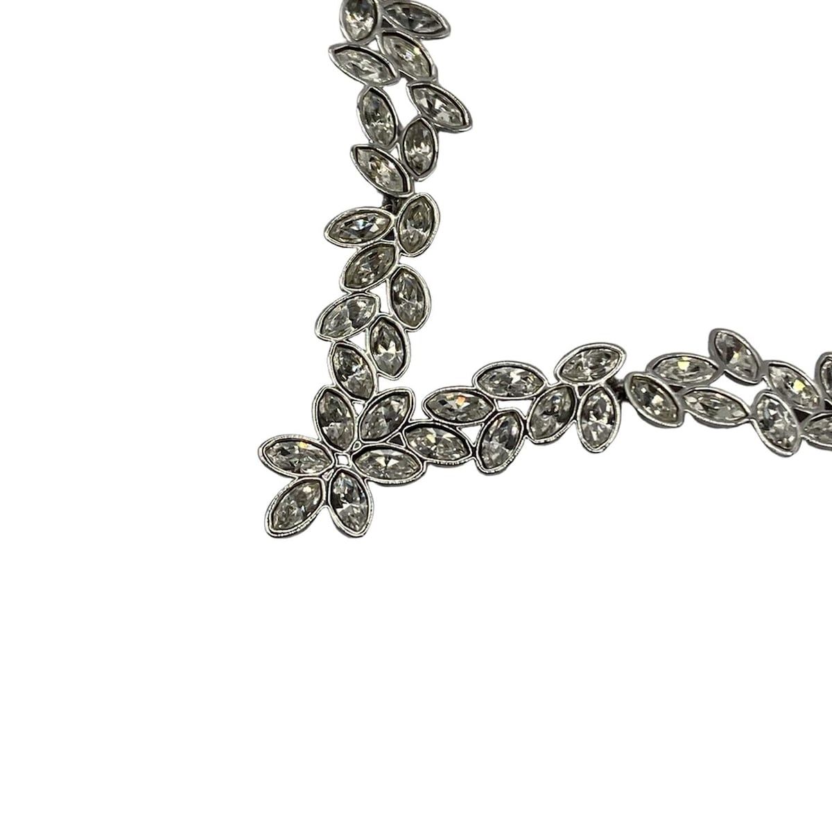 SWAROVSKI スワロフスキー ネックレス - クリア×シルバー