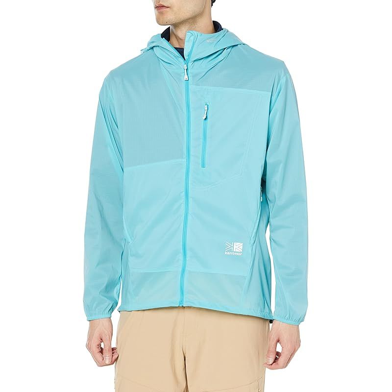 [カリマー] ウィンドシェル wind shell hoodie Ice Blue M