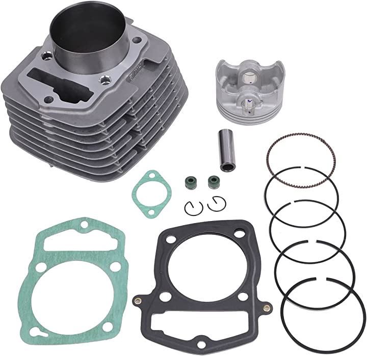 CustomDivine 互換品ホンダ 用 ボアアップ キット シリンダー ピストン 67mm 235cc リング クリップ ピストンピン ガスケット FTR223 CRF230 XR230 SL230 エンジン 社外品