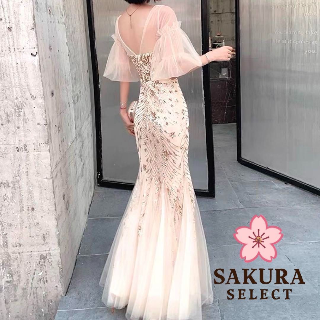 パーティードレス ワンピース スパンコール 結婚式 成人式 エレガント パーティードレス 誕生日 二次会 ロングドレス お呼ばれ 司会者 演奏会 パーティードレス ワンピース スパンコール 結婚式 成人式 エレガント