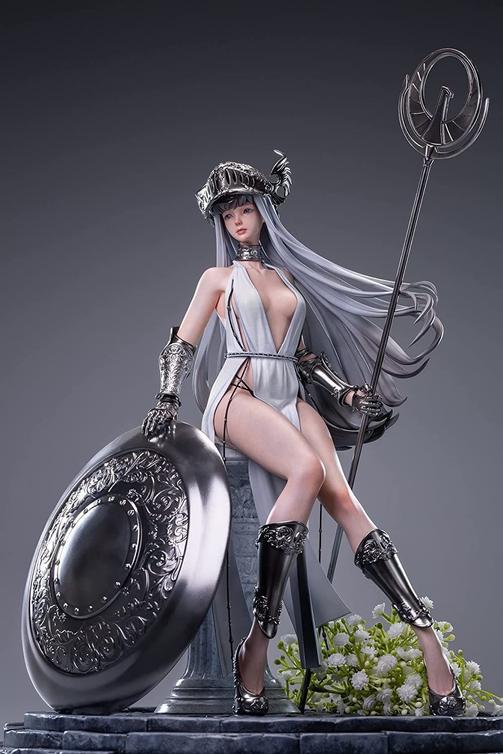 FE Studios 聖闘士星矢 1|5スケール アテナ 城戸沙織 スタチュー ガレージキット完成品 受注生産品 Armored Legs version FE005A