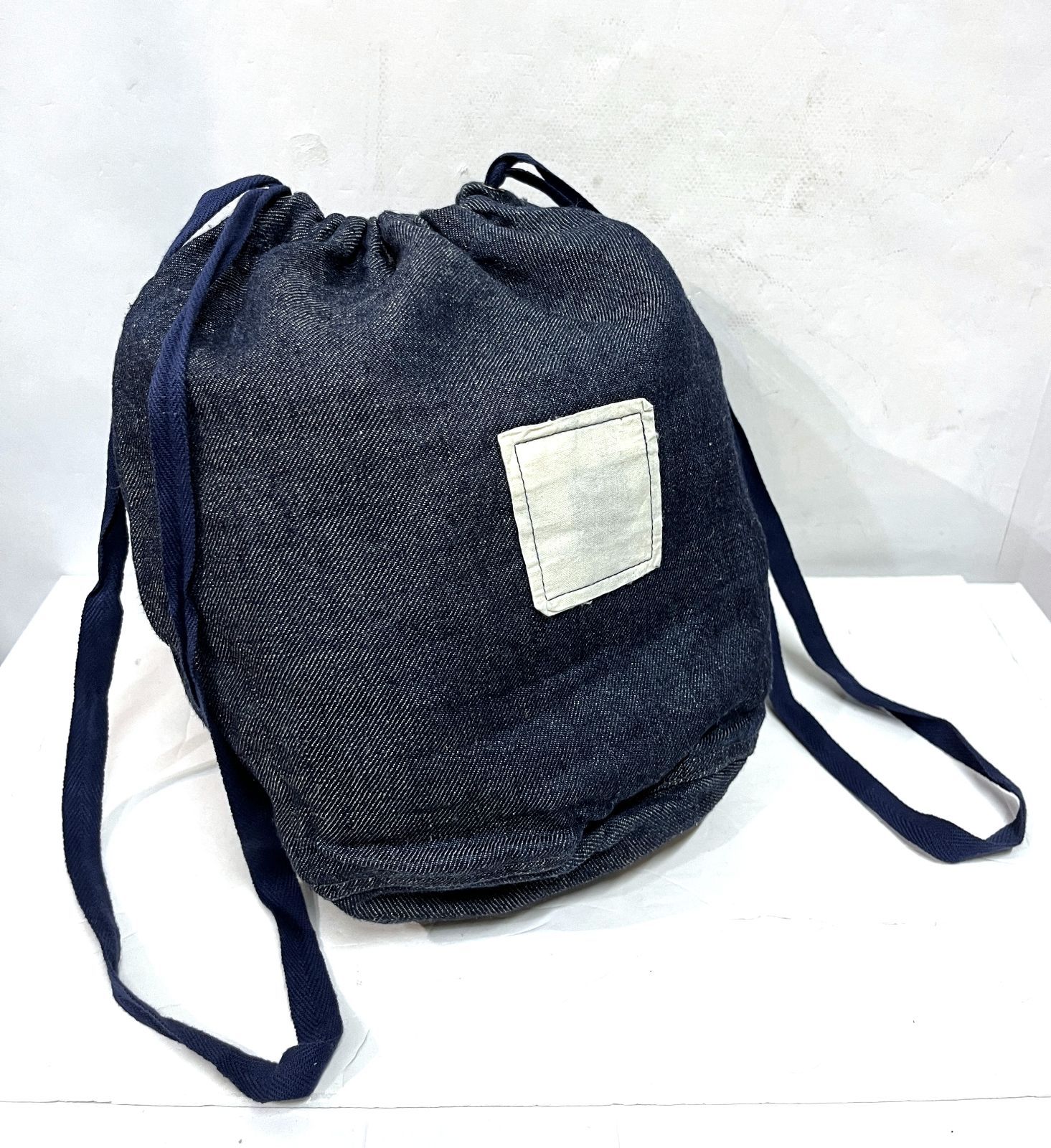 BLUE BLUE｜ブルーブルー デニム 巾着バッグ ショルダーバッグ ポーチ 