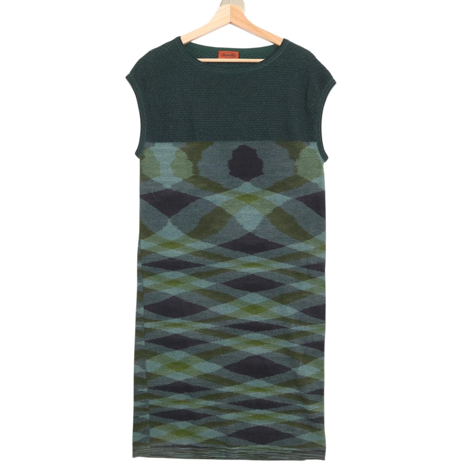 MISSONI ニットワンピース #ミッソーニ 中古・古着通販】MISSONI (ミッソーニ) ニットワンピース