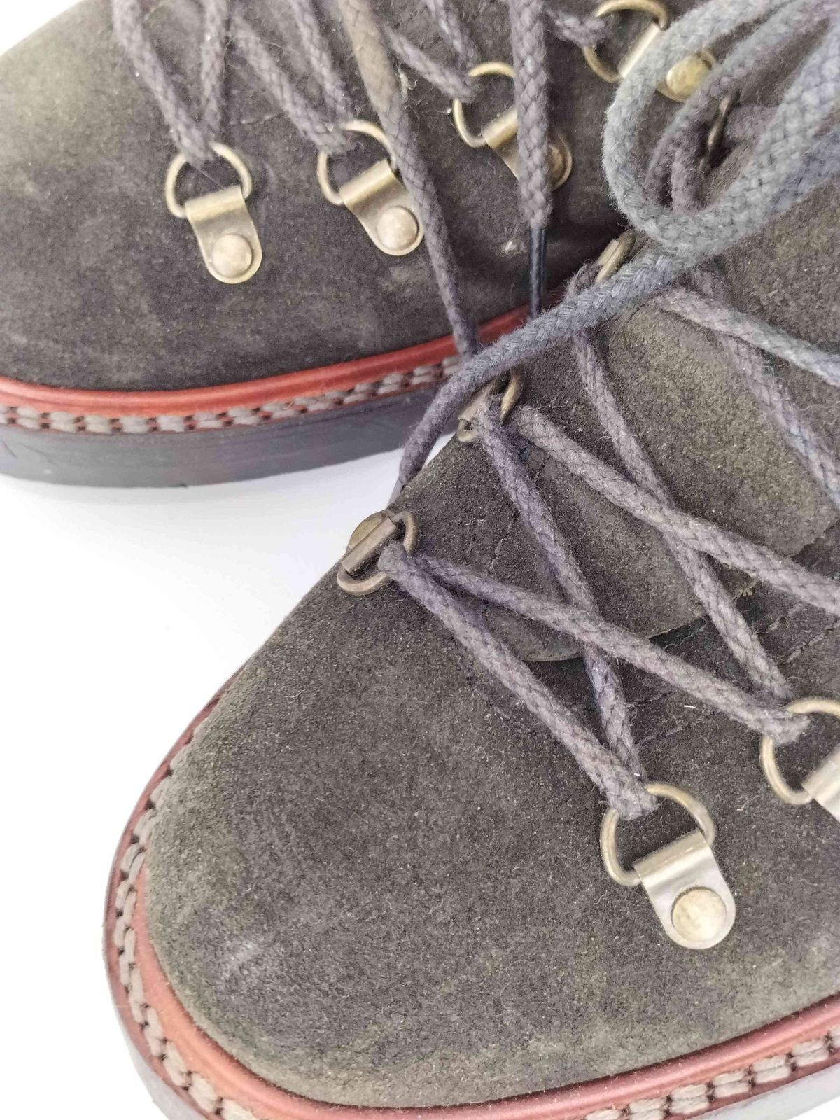 ユーズドフルギ USED古着 スエード レースアップ マウンテンブーツ