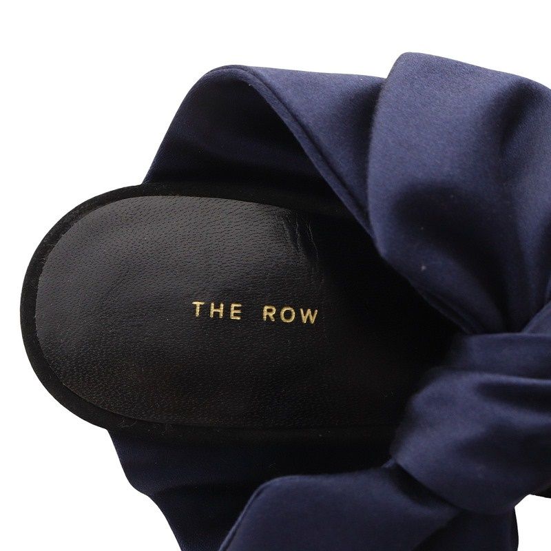 ザロウ THE ROW COCO ミュール パンプス ローヒール リボンモチーフ