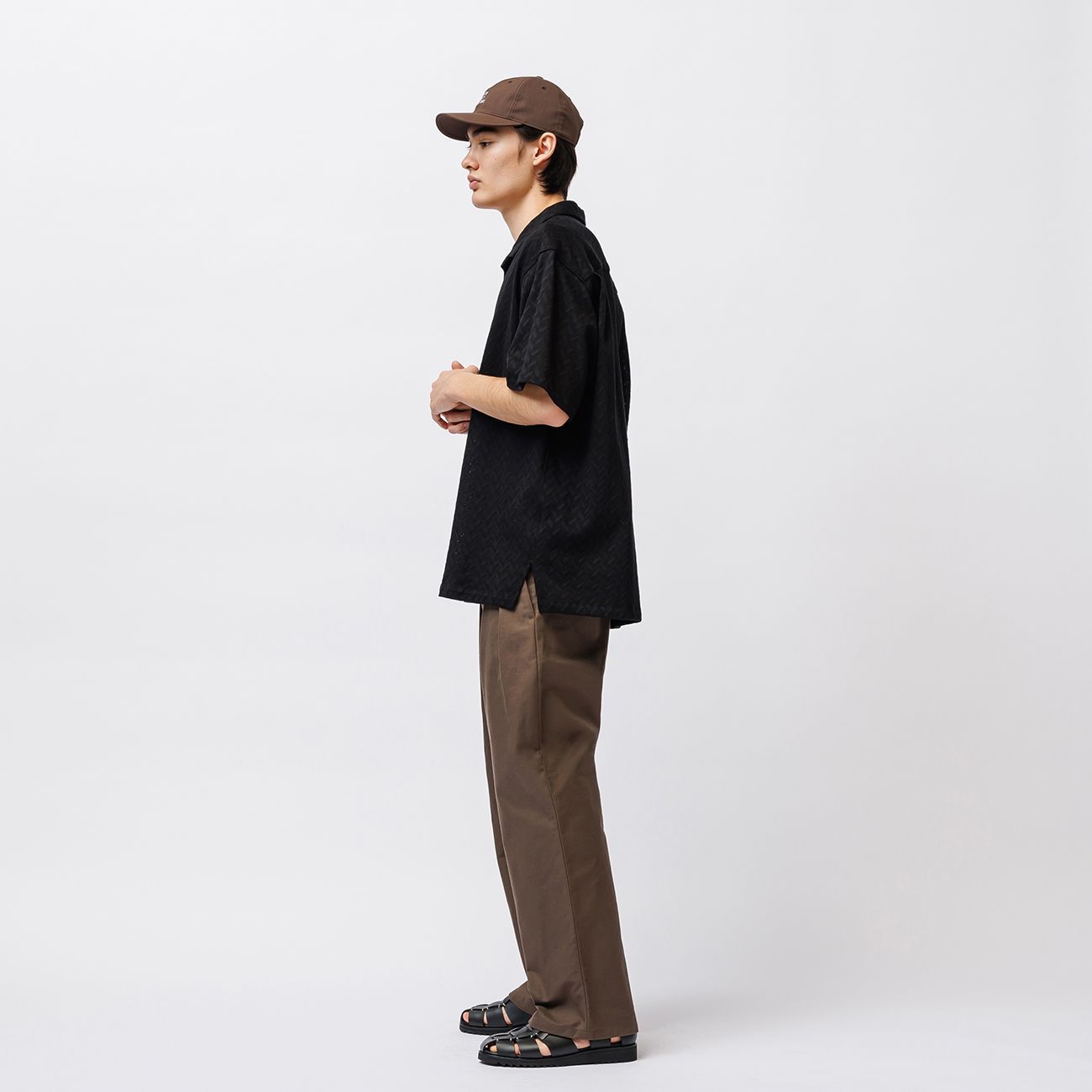 WTAPS TXT SS CTPL HERRINGBONE TEXTILE 半袖シャツ 251TQDT-SHM08