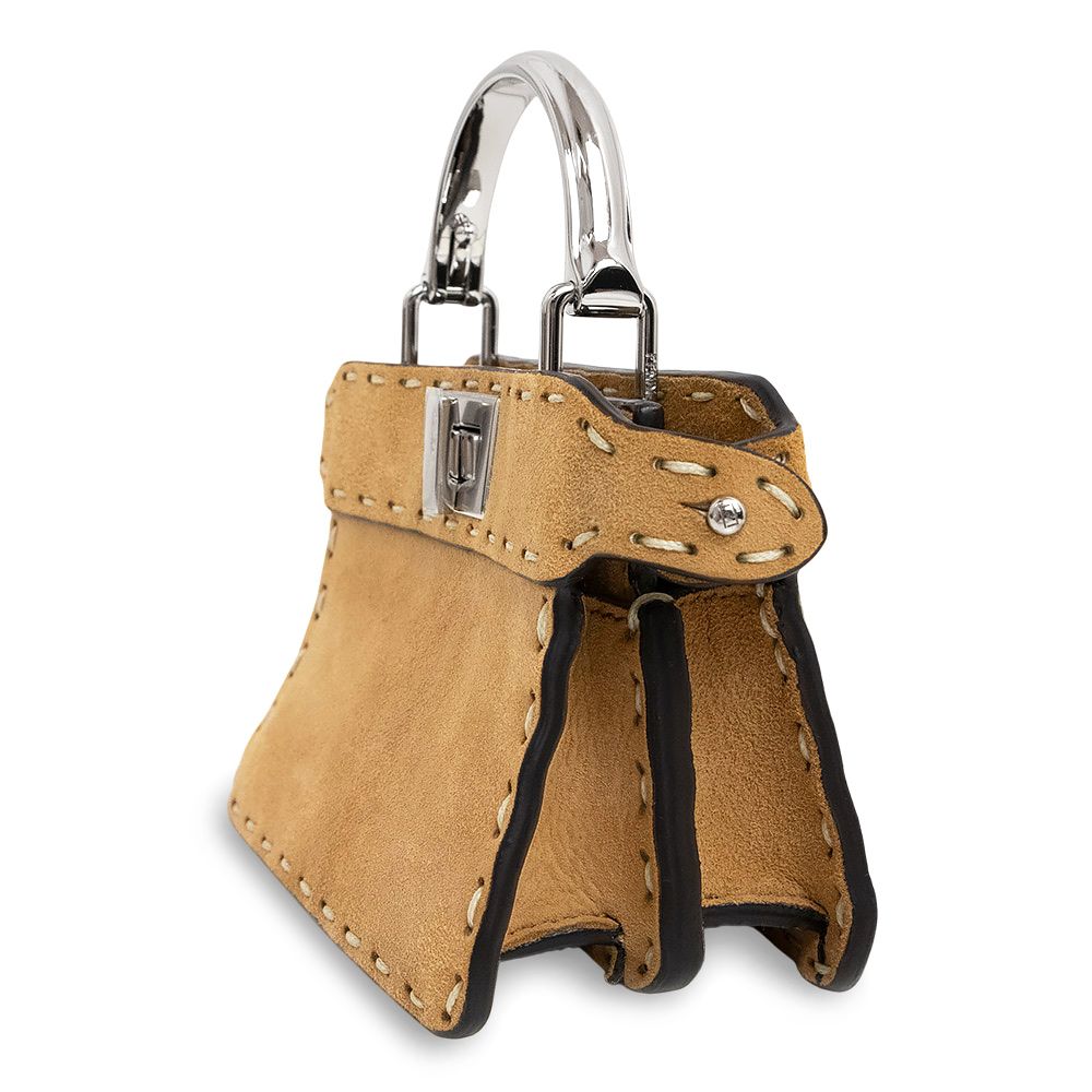 美品【フェンディ】ピーカブー ハンドバッグ 2wayショルダー フェンディ ピーカブー アイシーユー マイクロ 2Way ショルダー