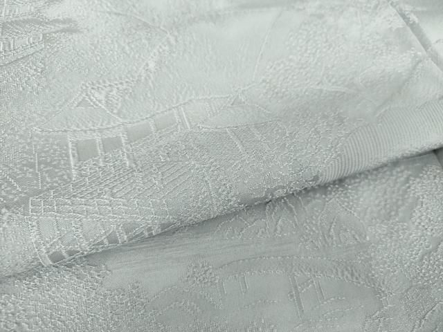 平和屋着物○豪華色留袖 作家物 都林泉名勝図 秘色色 正絹 逸品 未使用