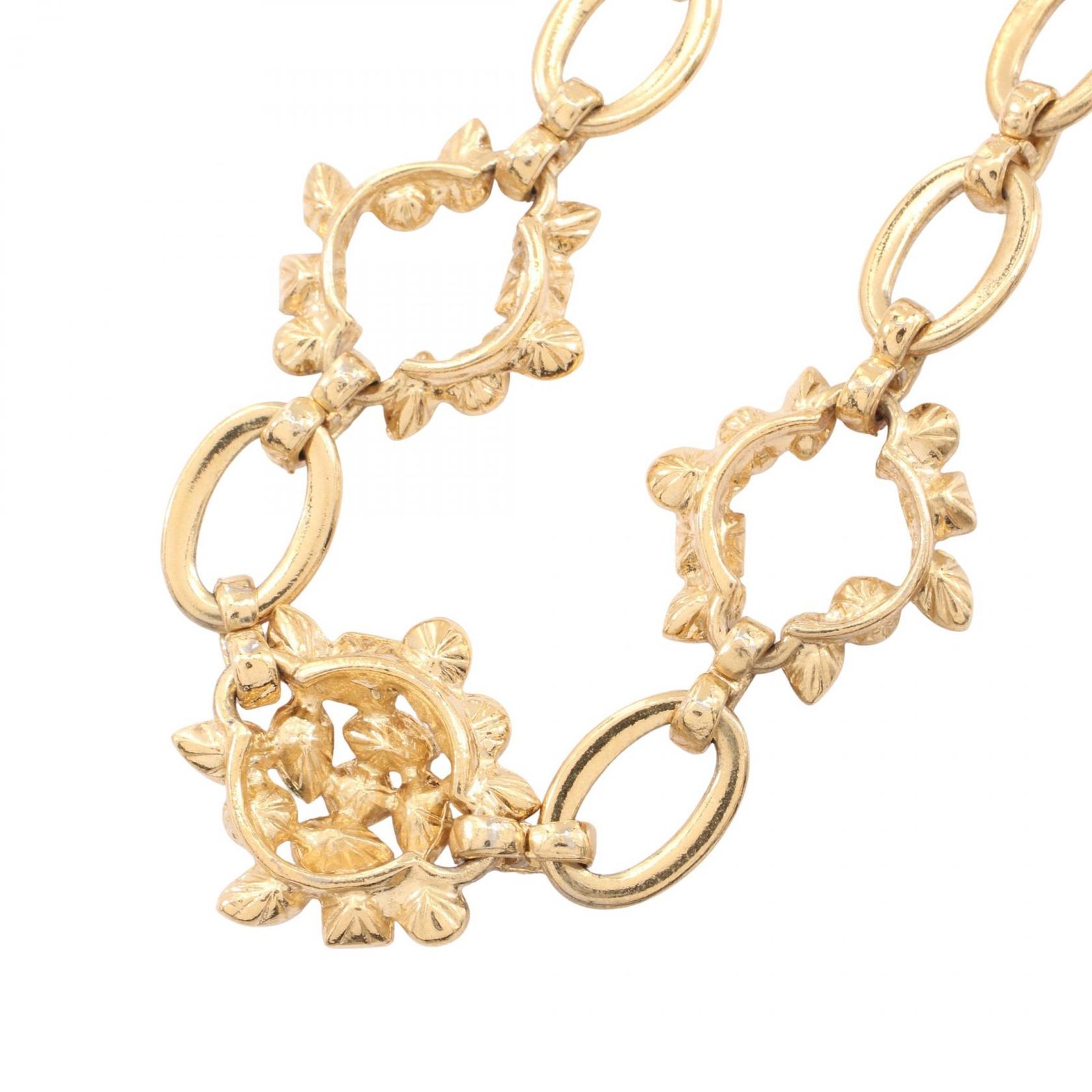 イヴ・サンローラン YVES SAINT LAURENT ネックレス GP（ゴールド  