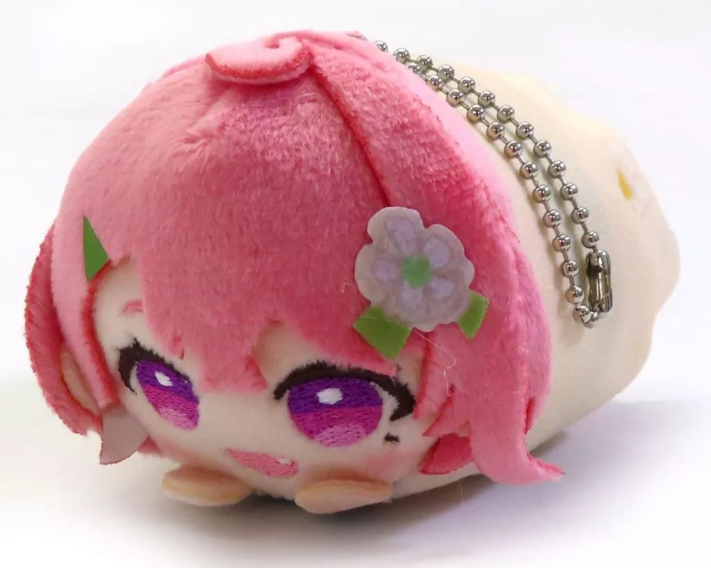 キーホルダー　全8種セット 「バーチャルYouTuber にじさんじ×極楽湯・RAKU SPA もちころりんぬいぐるみマスコット」 にじさんじ×極楽湯・RAKU SPA(らくスパ)第二弾コラボキャンペーン