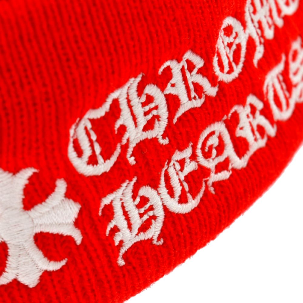 CHROME HEARTS (クロムハーツ) BEANIE オールド イングリッシュ ニット