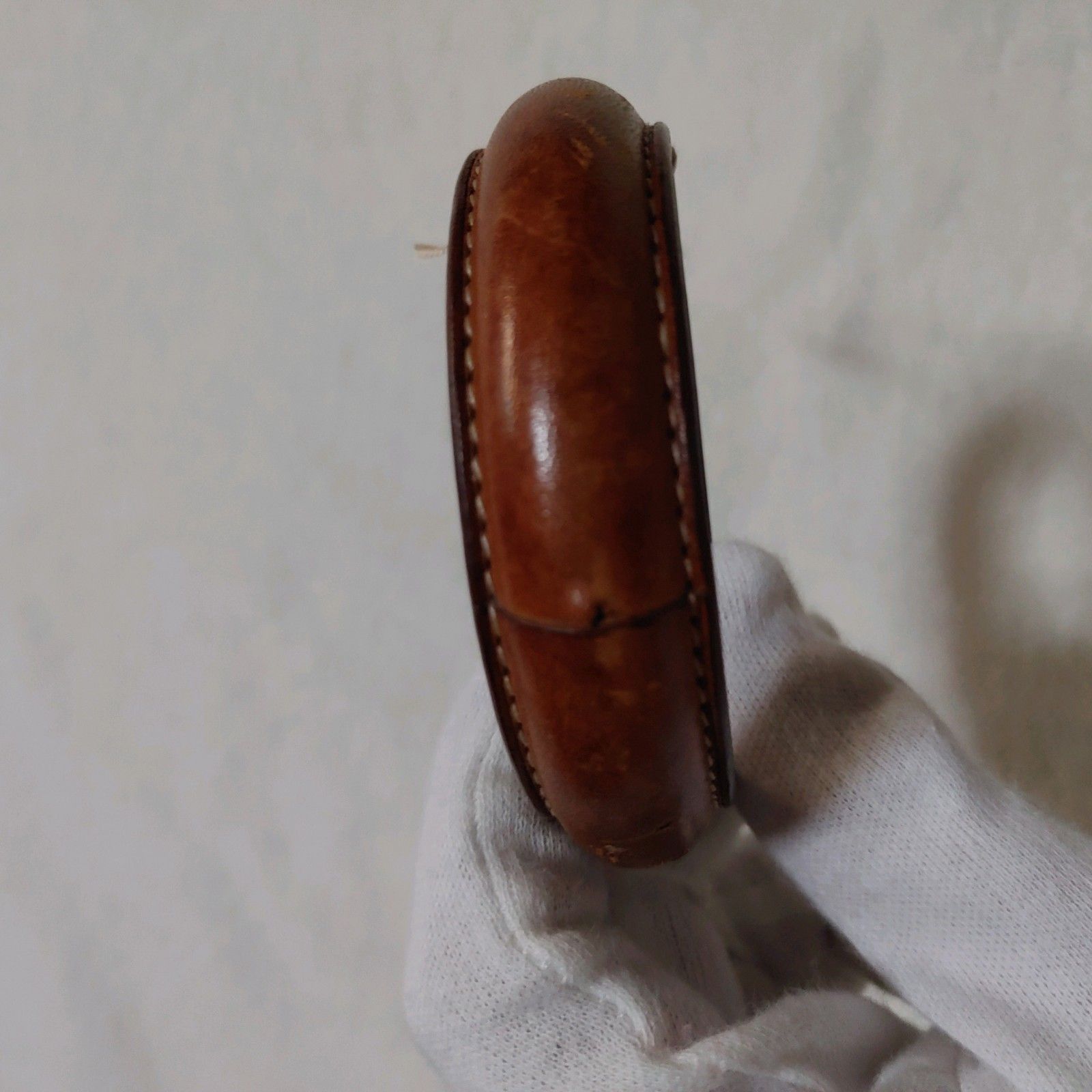 エルメス レザーバングル