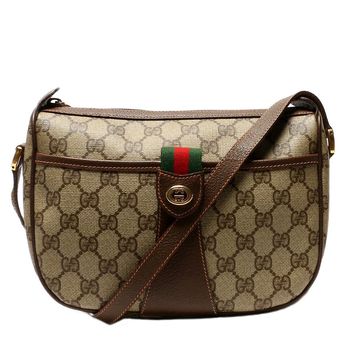 グッチ GUCCI GG柄 ショルダーバッグ オールドグッチ シェリーライン 