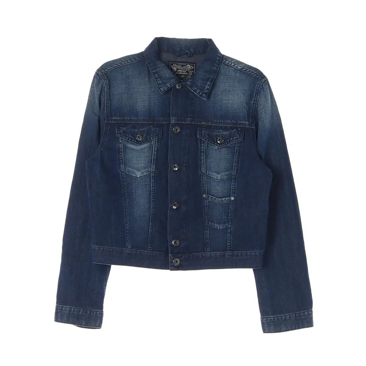 M DIESEL ディーゼル インディゴブルーデニム ウォッシュ デニムジャケット