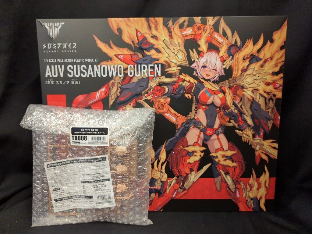 コトブキヤ メガミデバイス 皇巫 スサノヲ 紅蓮 特典付 アウトレット