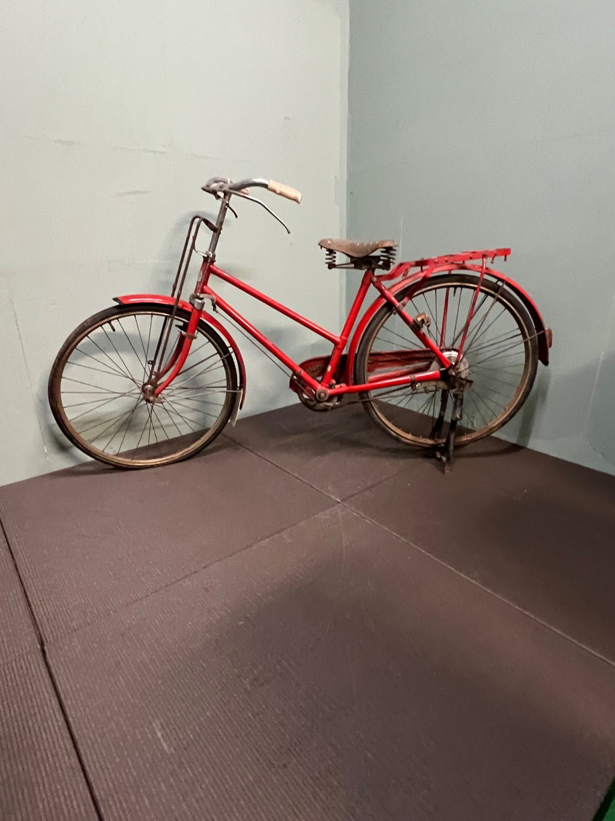 TSUNODA ヴィンテージ　中古自転車 ⭐︎ ツノダ ヴィンテージ 自転車 昔 自転車 赤 - メルカリ