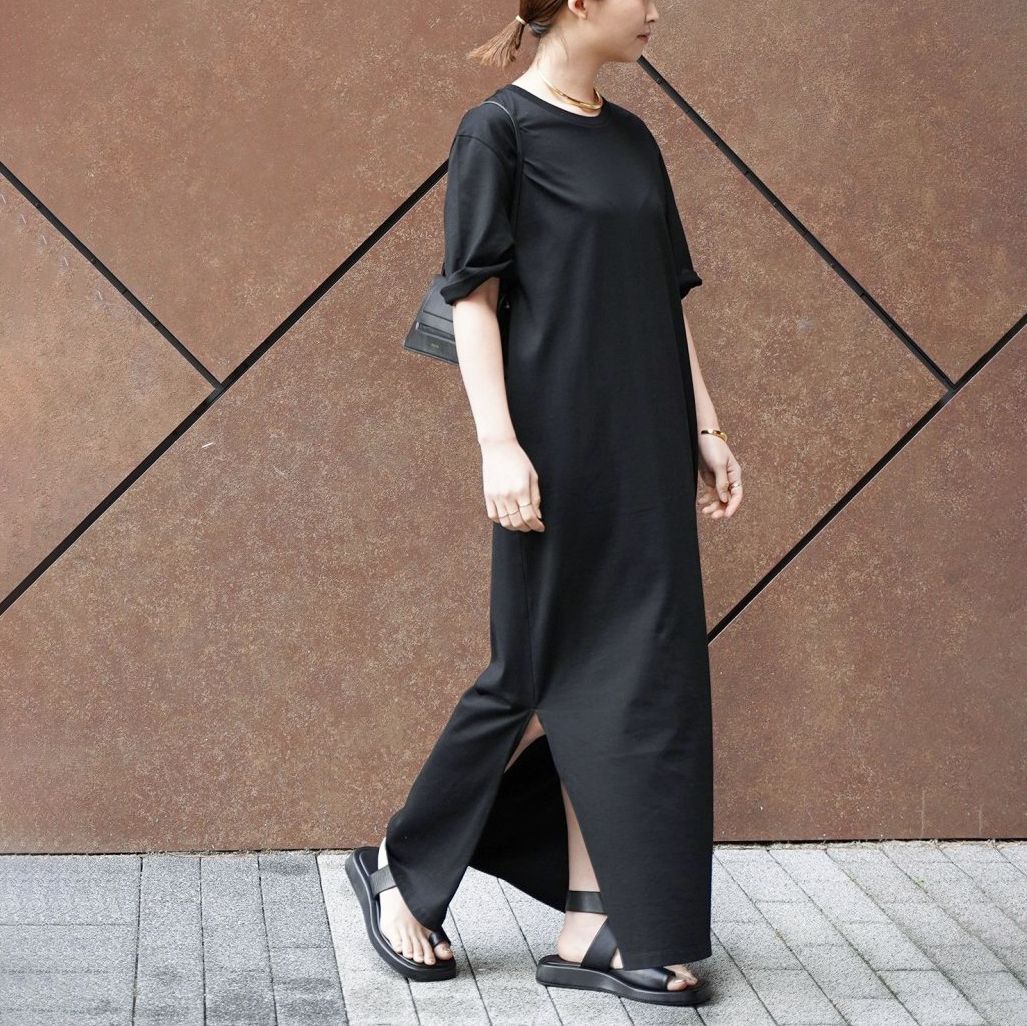 ドゥーズィエムクラス　 Organic Cotton ドレス　ブラウン ドゥーズィエムクラス Royal Organic Cotton ドレス ブラウン